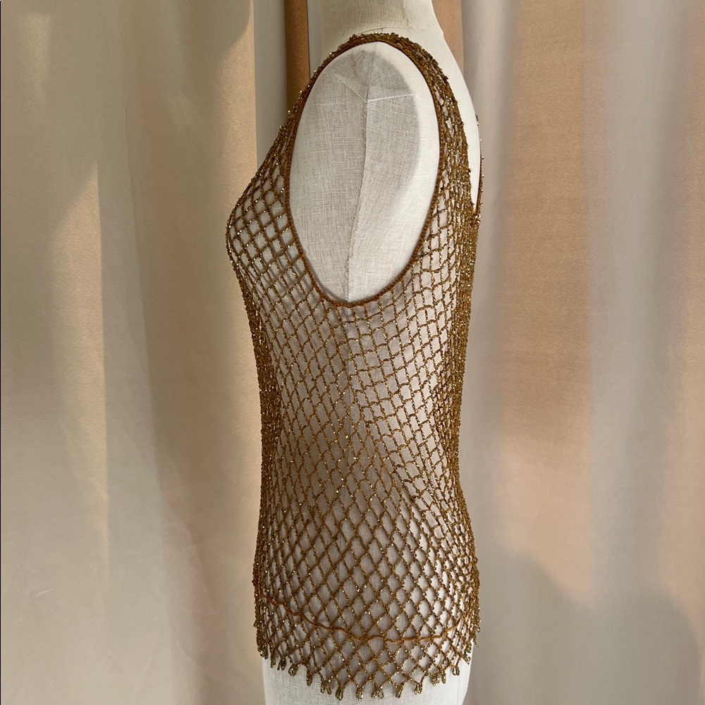 Vintage 2000s beaded tank size XS/S - Picture 3 of 6